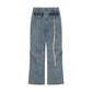 Fashion Personality Loose Denim Trousers Men
