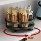 Rotatable kitchen seasoning rack