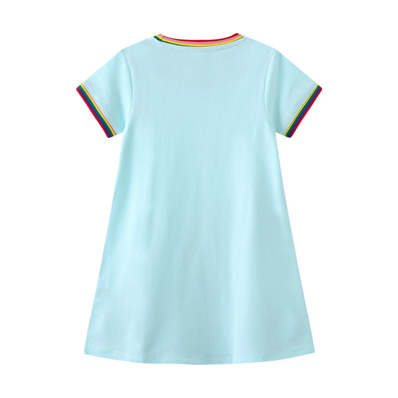 Girls' Knitted Princess Dress Girls' Dress