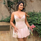 Sexy V-neck Suspender Dress