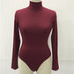 Best selling women 12 color long sleeve high collar slim Slim jumpsuit winter