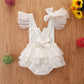Infant And Toddler Clothing Baby Girl White Lace Jumpsuit
