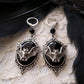 Halloween bat earrings