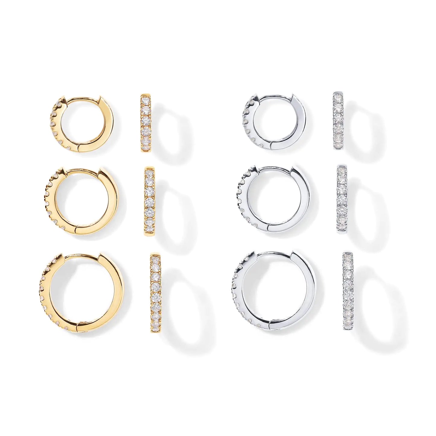 PAVOI 18K Gold Plated 925 Sterling Silver Post