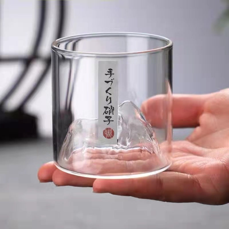 Vintage Sightseeing Glass Water Cup