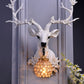 Lucky Antlers Wall Lamp Vintage Ornament Wall Lamp