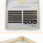 Brown planted false eyelashes