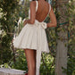 Square Neck Sleeveless Dress With Backless