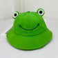 Fashionable Summer Hats For Children And Adults With Frog Pattern
