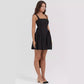 Square Neck Sleeveless Dress With Backless
