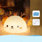 Home Simple And Cute Colorful Silicone Pat Light