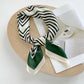 New Black And White Checkerboard Scarf Women
