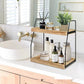 Wooden Kitchen Seasoning Rack Storage Rack