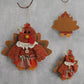 Thanksgiving Fabric Harvest Turkey Pendant