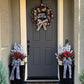 Christmas bow garland