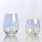 Nordic Colorful Glass Rainbow Glass Family Drinking Water Cup Dazzling Cup