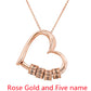 Personalized Heart Necklaces Women Jewelry Custom Name Necklaces & Pendants Mothers Day Gift