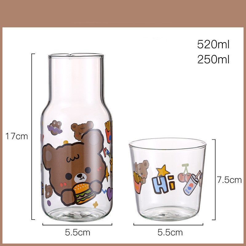 Creative High Borosilicate Glass Water Cup