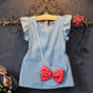 Girls denim dress