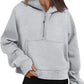 Zipper Hoodies Sweatshirts With Pocket Loose Sport Tops Long Sleeve Pullover Sweaters Winter Fall Outfits Women Clothing