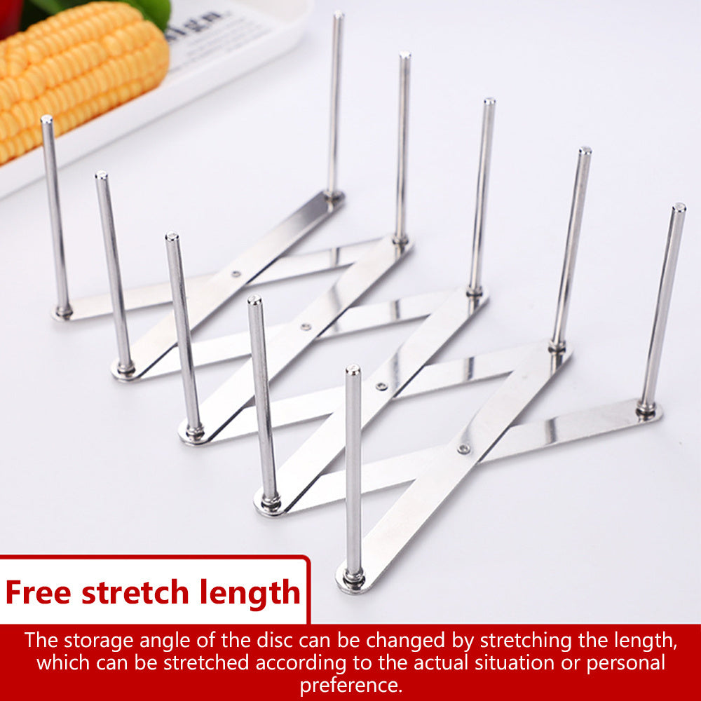 Retractable Folding Steam Rack Kitchen Storage Rack