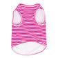 Pet Vest Comfortable Breathable Stripes Vest Dog Clothes