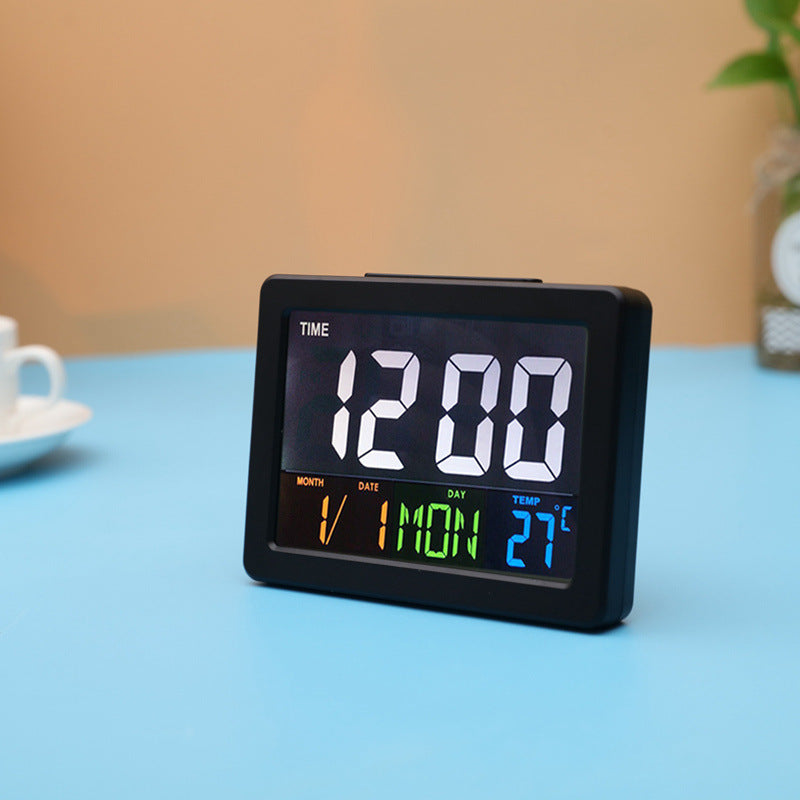 Electronic Clock Desk Clock Students With Temperature Alarm Clock