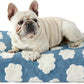 Dog Beds Large Sized Dog Thick Shredded Chopped Foam Pet Bed Dog Bed Indoor With Removable Cover Cute Modern Fuzzy Plush  Anti Slip Bottom