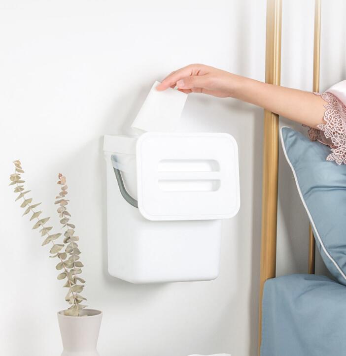 Wall-mounted Kitchen Trash Can Size Set