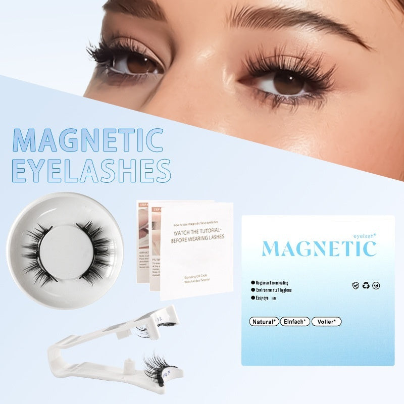 Magnetic Suction False Eyelashes Integrated Soap Holder Glue-free False Eyelashes Thick