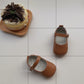 Baby Girl Toddler Shoes Warm Velcro Leather