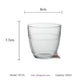 Tempered Glass Water Wine Glass Heat-resistant Scaled Milk Cup