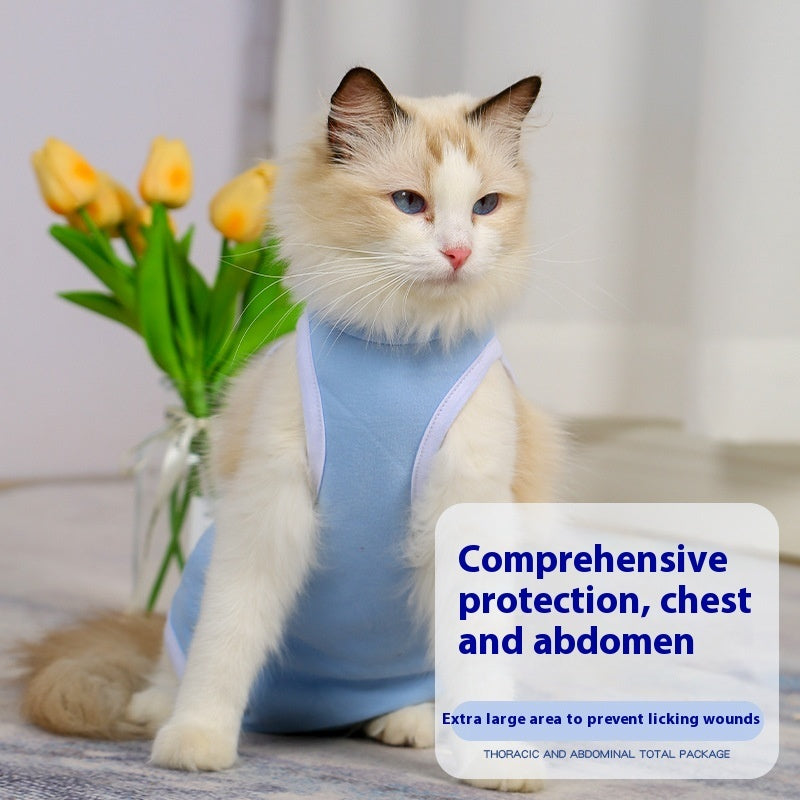 Wholesale Pet Sterilization Clothing Anti-licking Anti-stripping Post-weaning Dog Cat Clothes Cat Sterilization