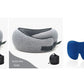 Travel Neck Pillow Non-Deformed Airplane Pillow Travel Neck Cushion Durable U-Shaped Travel Memory Cotton Nap Neck Pillow