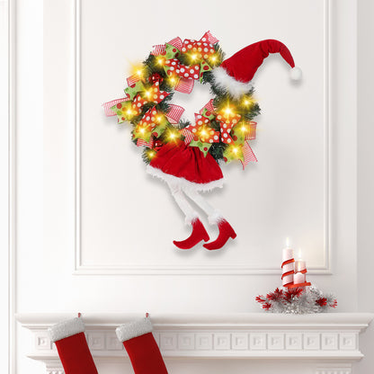 Christmas Decorative Garland Pendant Long Leg Elf