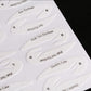 Eye shadow line template sticker