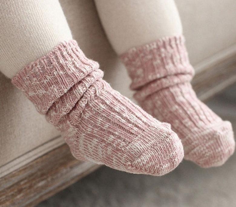 Brand New Kids Socks Solid Candy Color Cotton Baby Anti Slip Warm Soft Socks For Boy Girl Toddler 0-4T