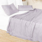 Nordic Style Linen Solid Color Single And Double Bed Sheets