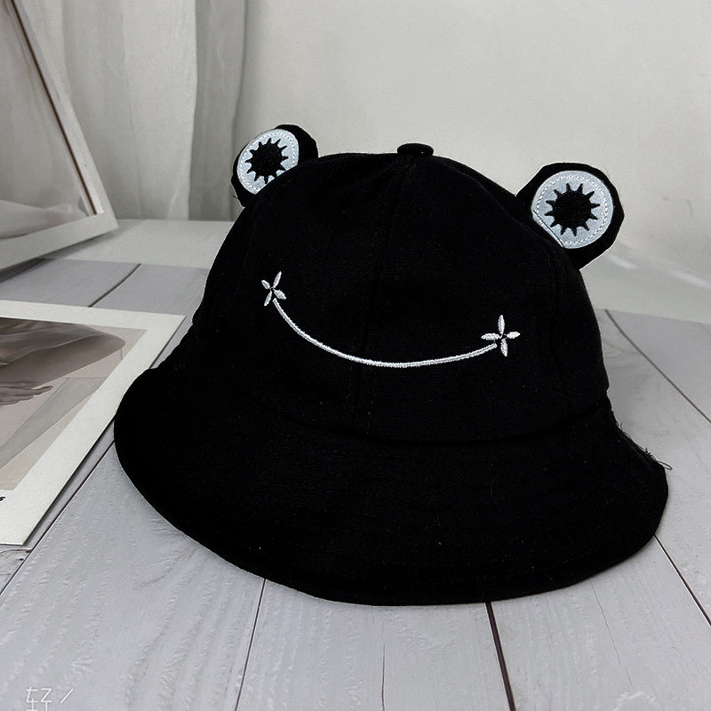 Fashionable Summer Hats For Children And Adults With Frog Pattern