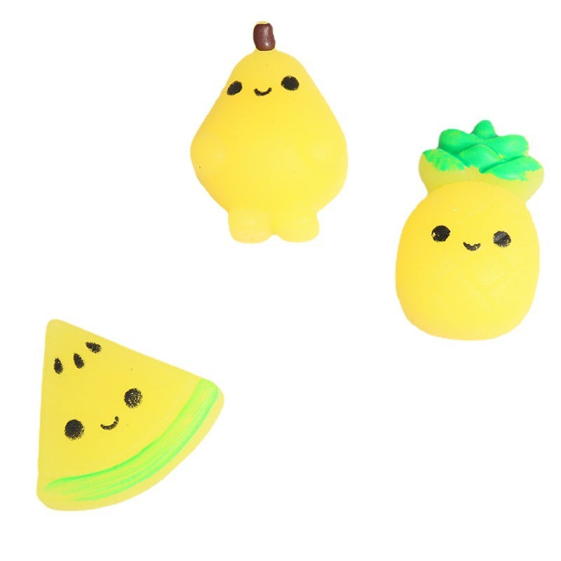 Creative Fruit Series Soft Plastic Exotic Toys