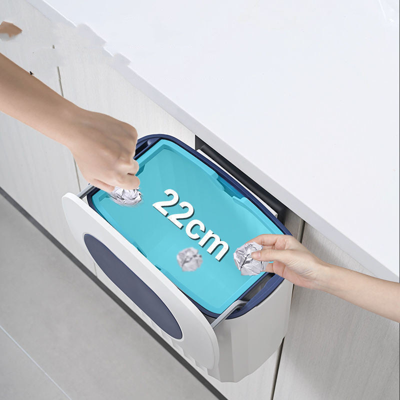 Kitchen Trash Can Wall Mounted With Lid