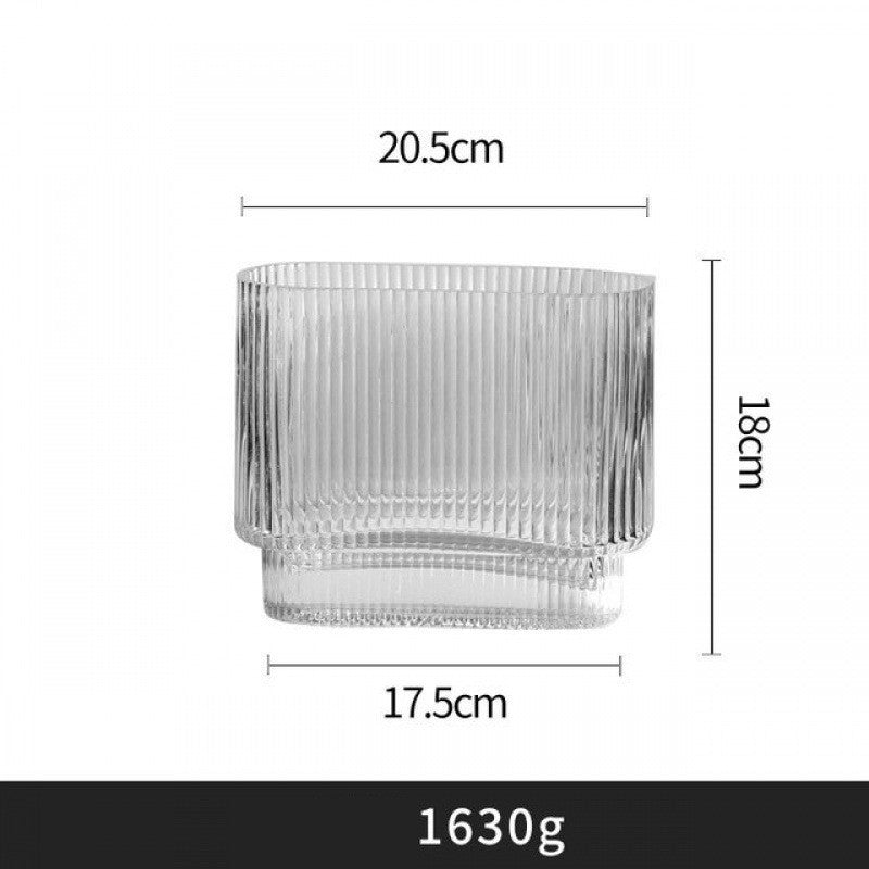 Creative Simple Transparent Glass Vase Water - Raising