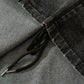 Hooded Pullover Denim Vest Men