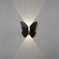 Outdoor Solar Wall Lamp Butterfly Wall Washer Simple Modern