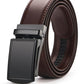 Adjustable Holeless Leather Belts