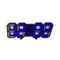 Digital Wall Mounted Clock LED Electronic Gift Alarm Clock Large Clock Temperature Clock