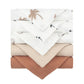 5-piece Baby Towel Plain Cotton Face Towel