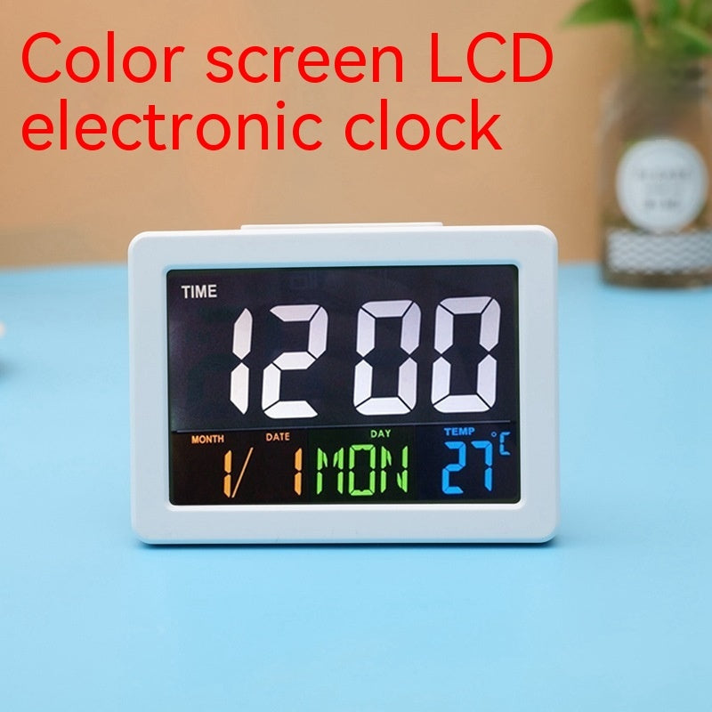 Electronic Clock Desk Clock Students With Temperature Alarm Clock