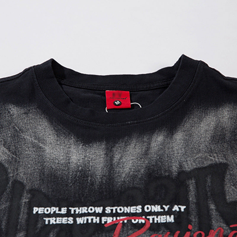 Inkjet Lettered Casual Vest For Men
