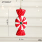 Christmas Tree Decorations Painted Plastic Christmas Pendant